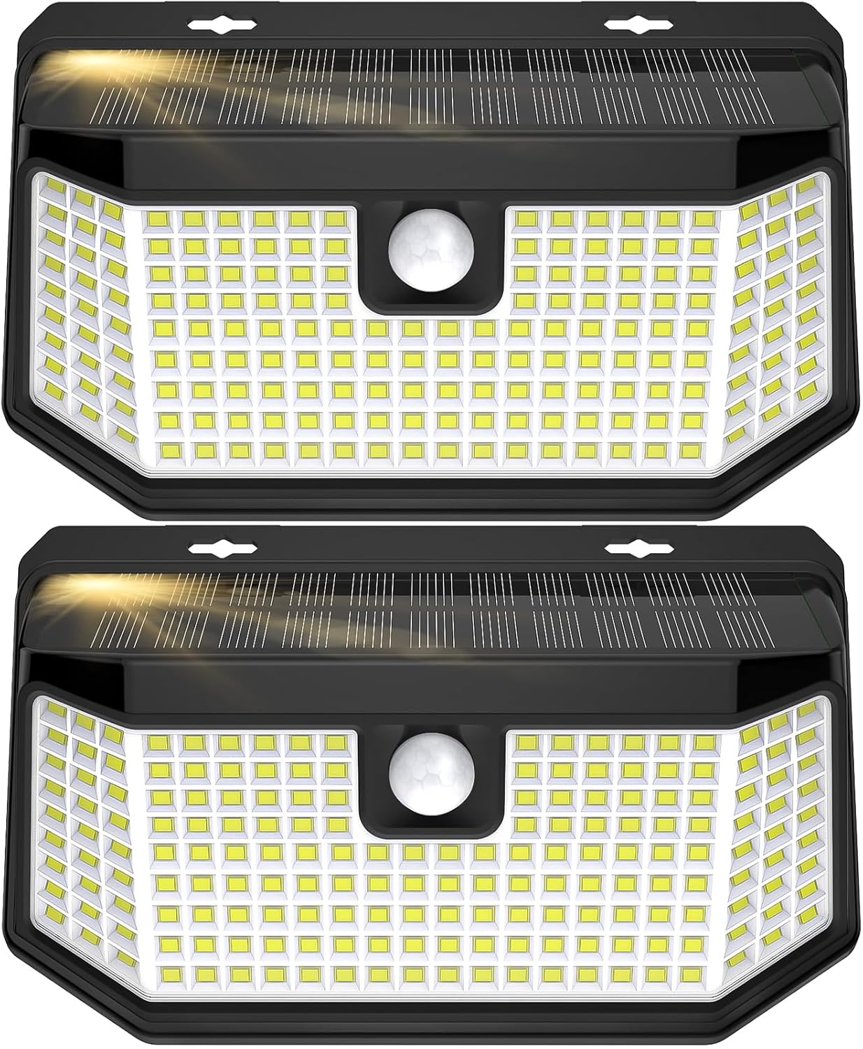 Aootek solar lights outdoor 182 LEDs solar motion sensor lights waterproof