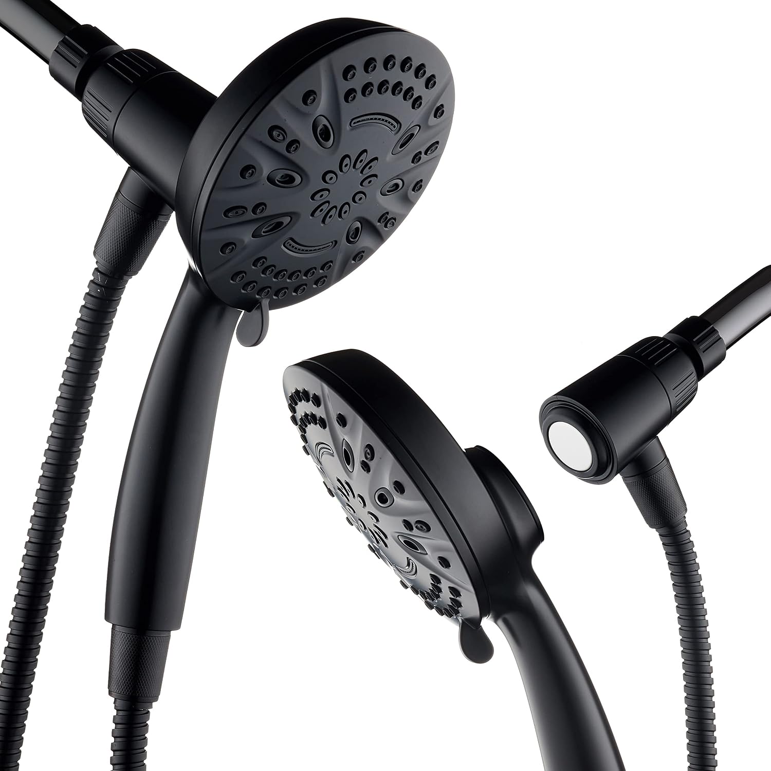 AquaDance magnetic docking handheld shower head for accessible bathroom use