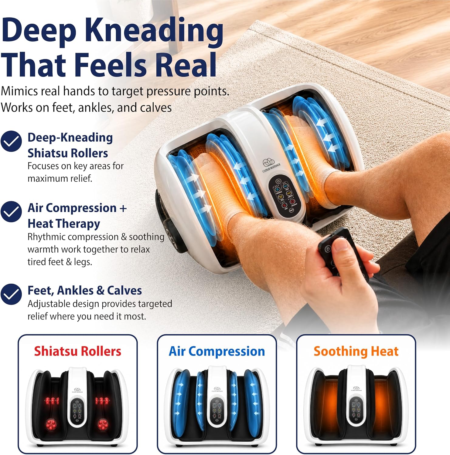 Cloud Massage Shiatsu Foot Massager