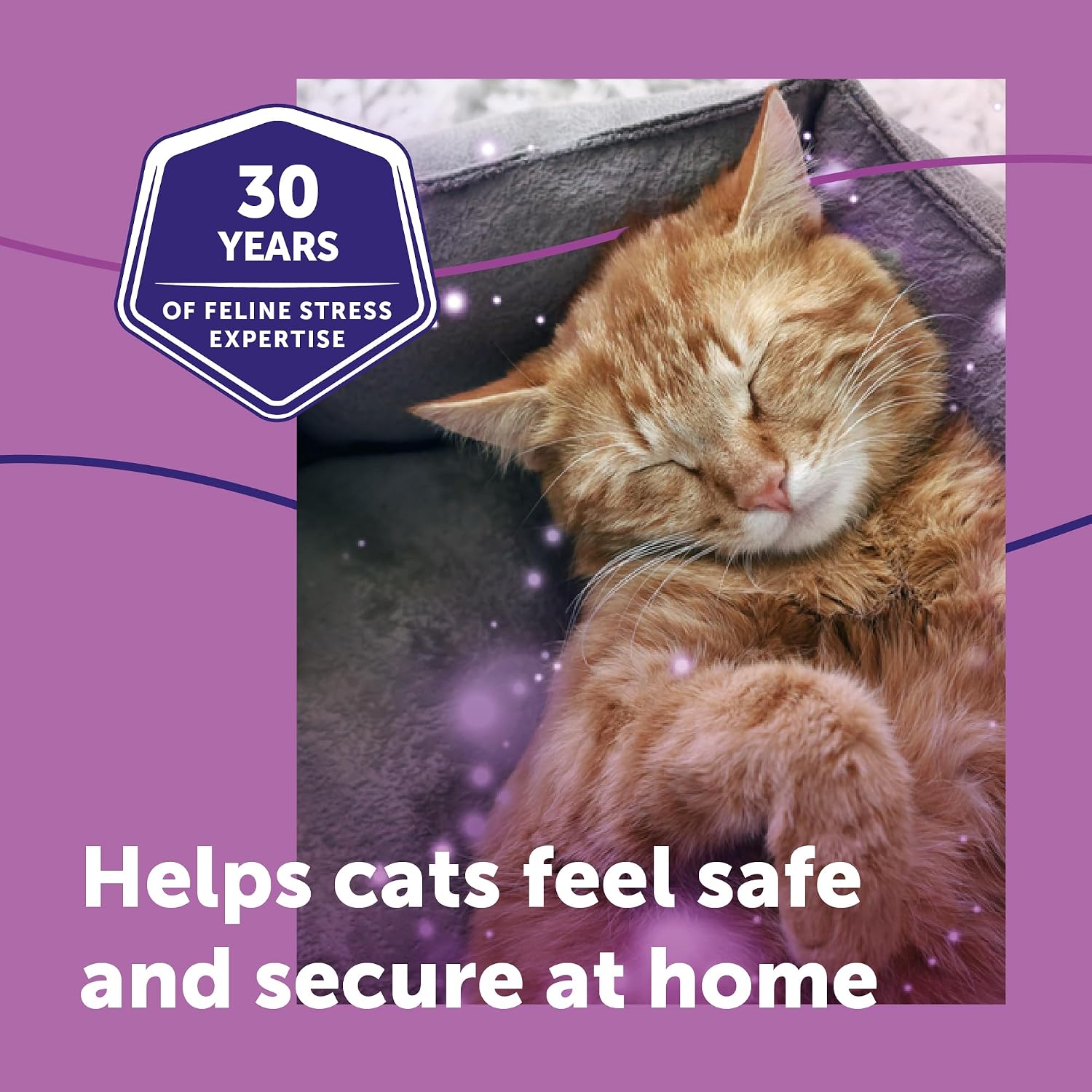 FELIWAY Classic cat pheromone calming diffuser for anxiety and stress scratching