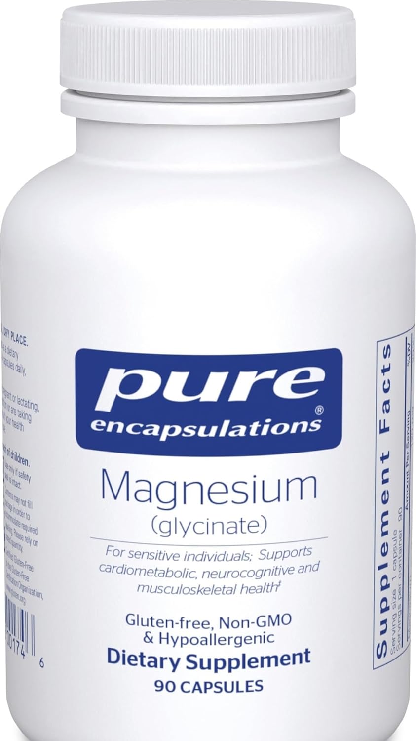 Pure Encapsulations magnesium glycinate 90 capsules trial size