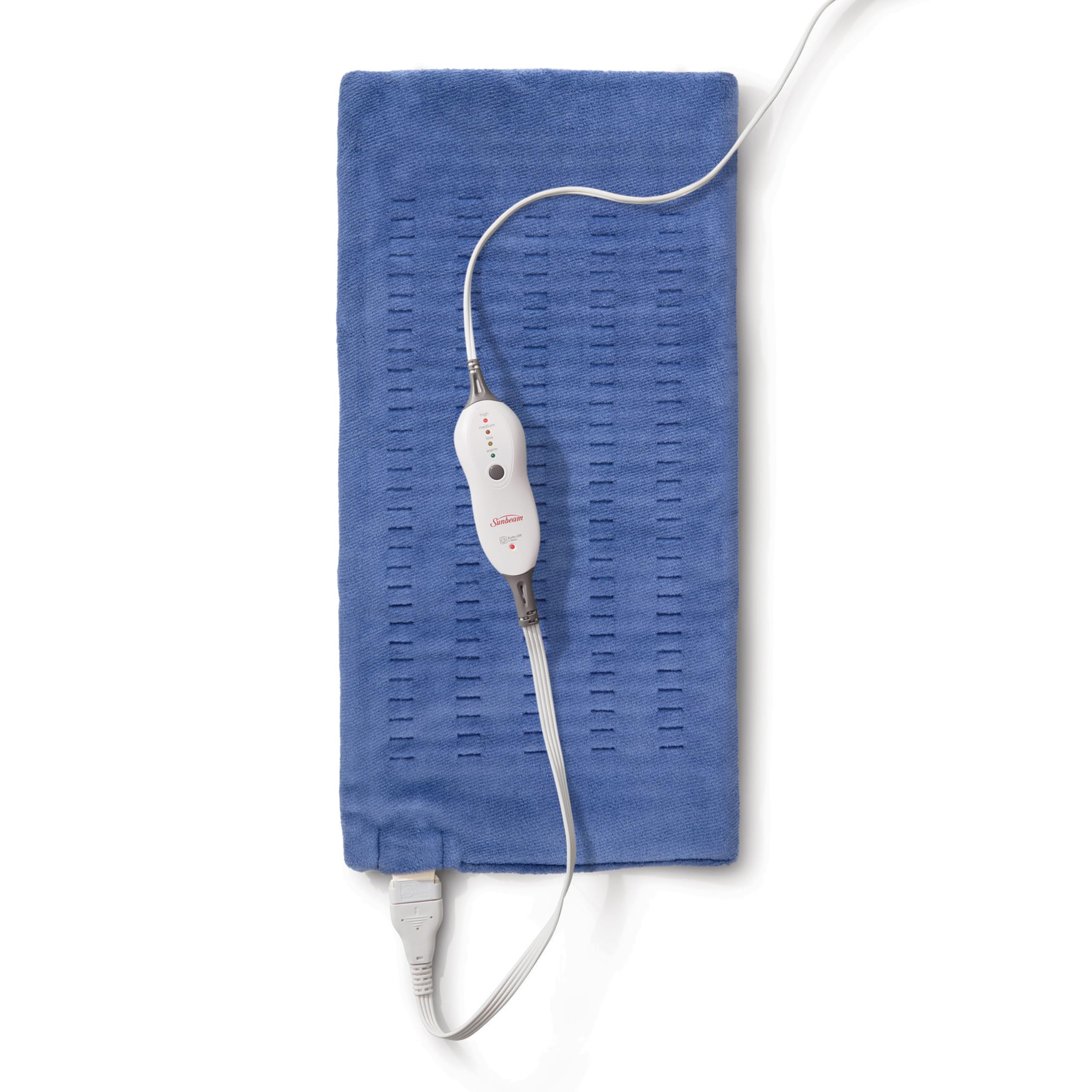 Sunbeam king sized heating pad with XpressHeat for lower back stiffness and cramps