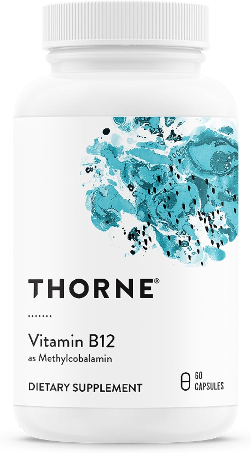 Thorne vitamin B12 1000mcg methylcobalamin 60 capsules active form